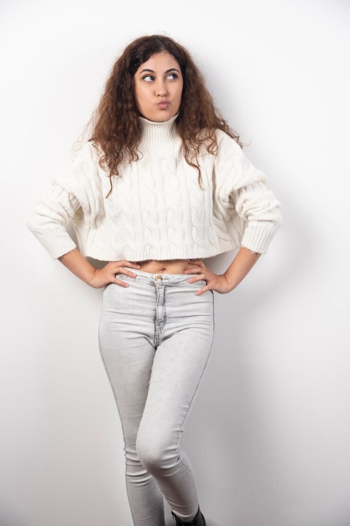 Cropped Turtleneck