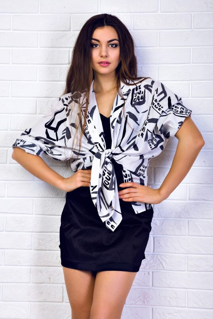 Cropped Wrap Top