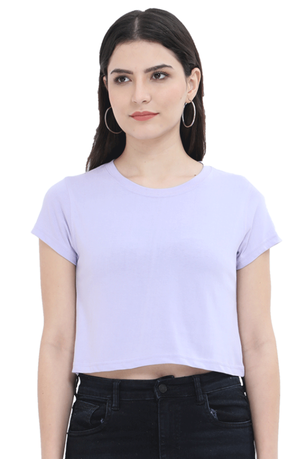 Lavender Crop Top