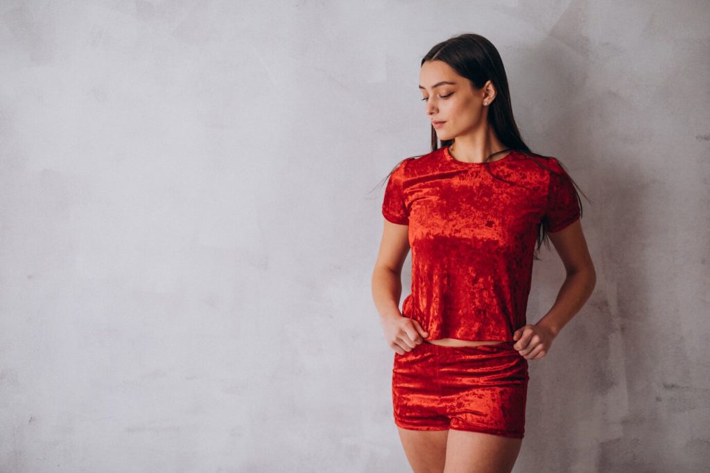 Velvet Crop Top