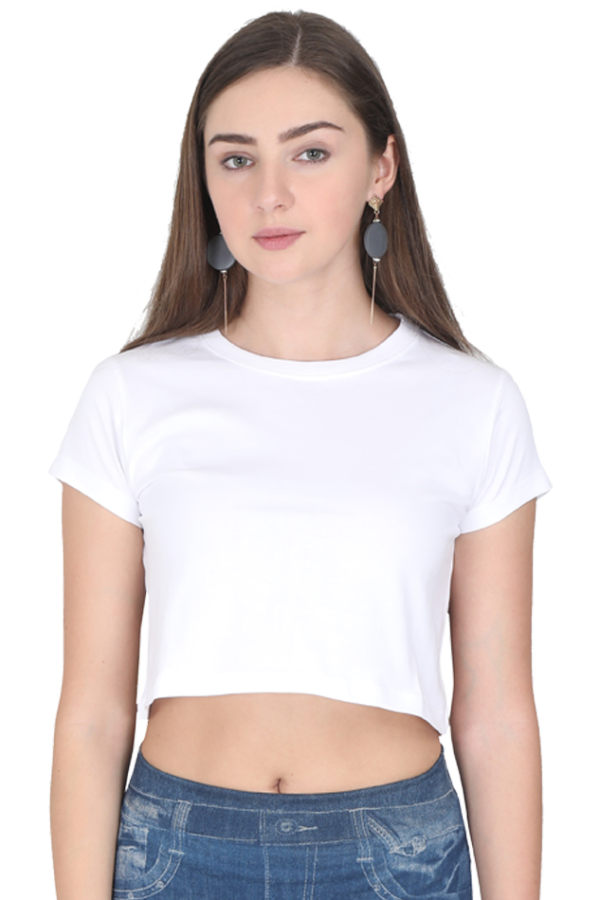 White Crop Top