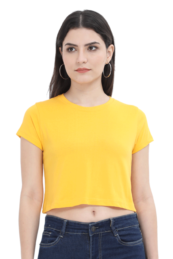 Yellow Crop Top